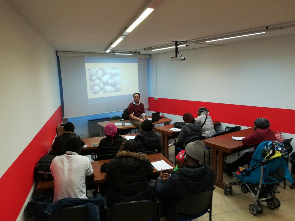 Andrea Ciribuco teaching at TAMAT