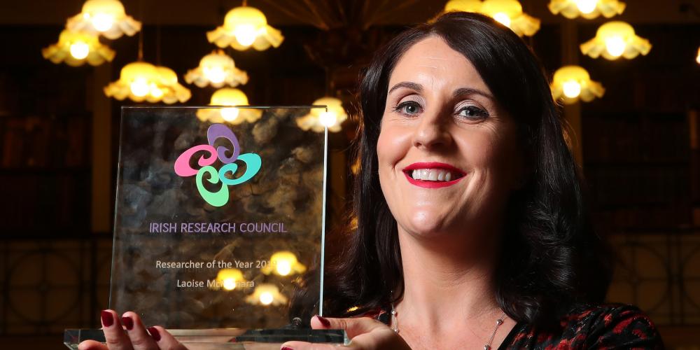 Professor Laoise McNamara, IRC Researcher of the Year 2019. (Photo: Marc O'Sullivan)